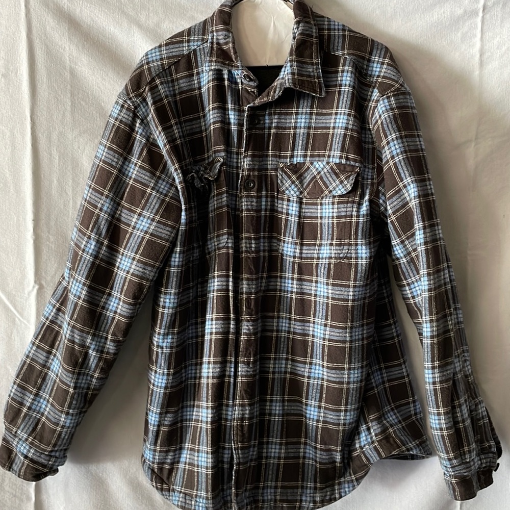 Mens Winter Button Down